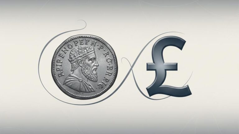 Illustration of the Anglo-Saxon Silver Penny and Pound Origin