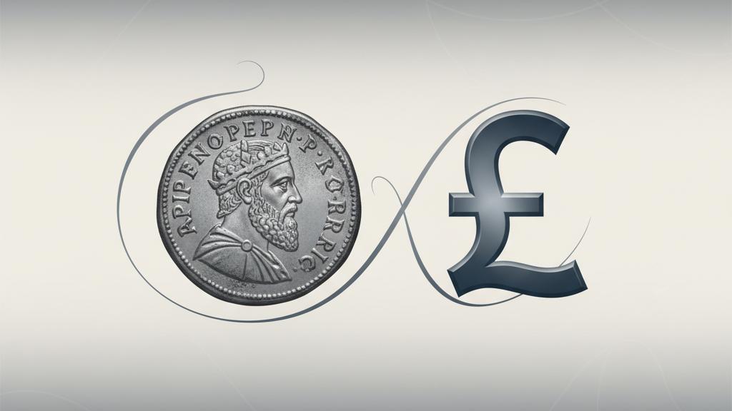 Illustration of the Anglo-Saxon Silver Penny and Pound Origin