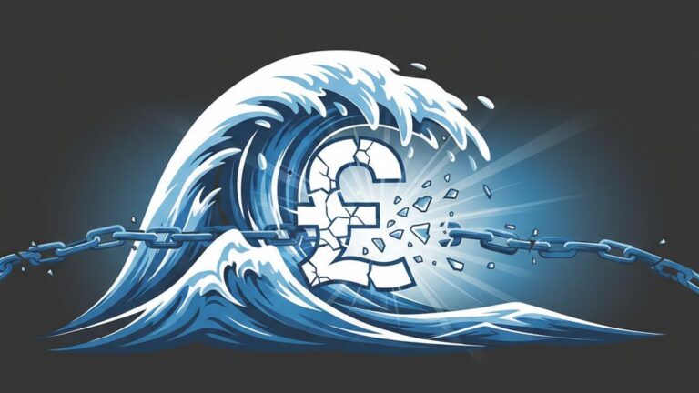 Conceptual image of the British Pound leaving the ERM during Black Wednesday