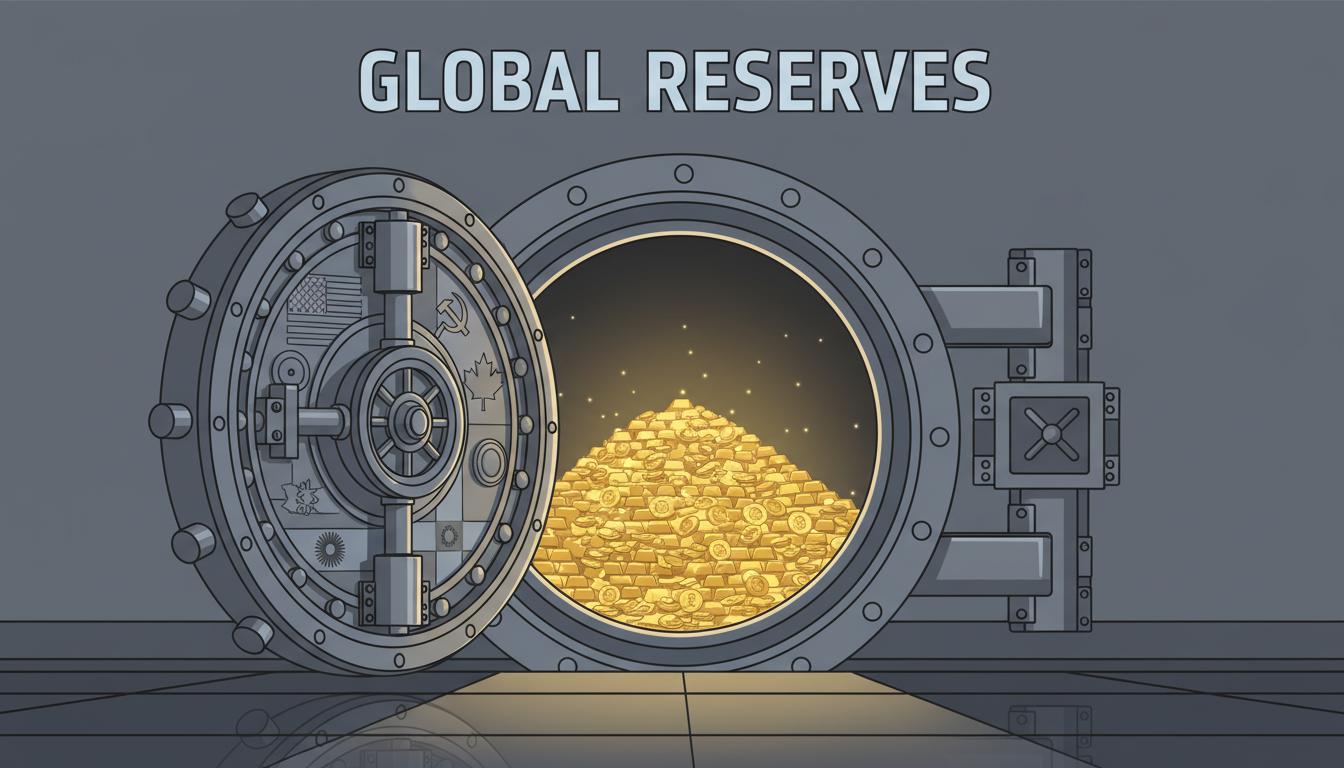 Conceptual image of Gold's Role in Modern Central Bank Reserves