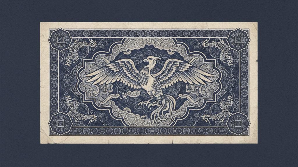 Illustration of China's Feiqian (Flying Money) - Early Paper Currency