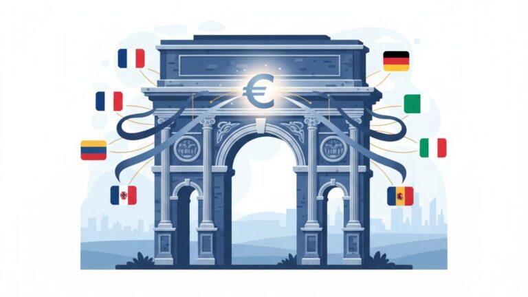 Illustration of the Political Creation of the Euro Currency