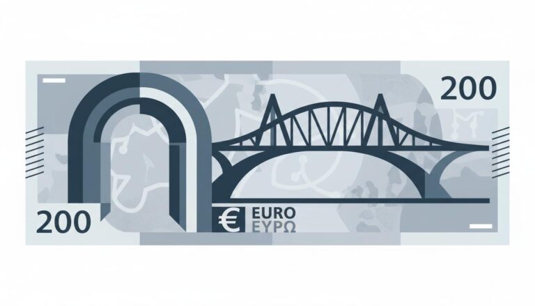 Illustration of the Euro's banknote design philosophy of no national bias