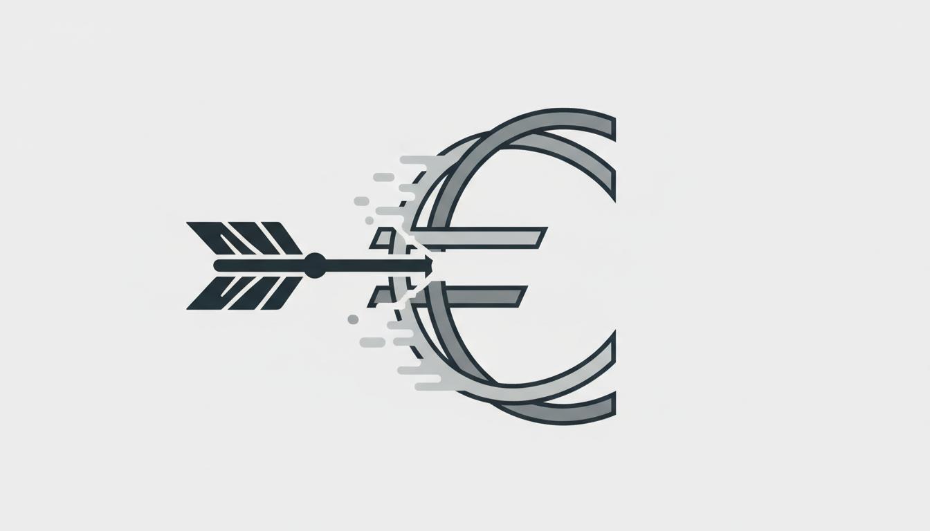 Illustration of the historical transition and economic impact of the Euro on Germany