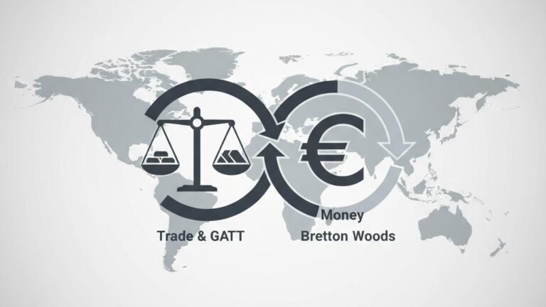 Infographic on the Nexus of GATT/WTO and Bretton Woods
