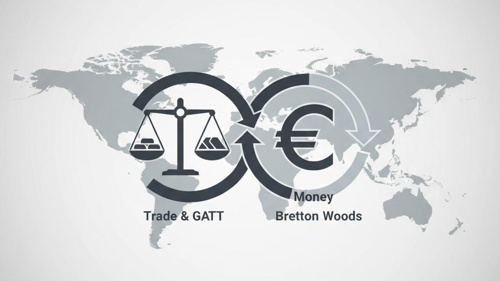 Infographic on the Nexus of GATT/WTO and Bretton Woods