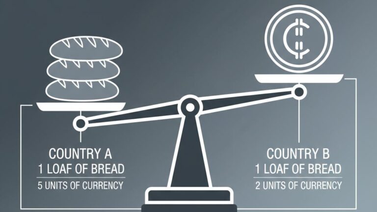 Infographic on Historical Purchasing Power Parity Calculation