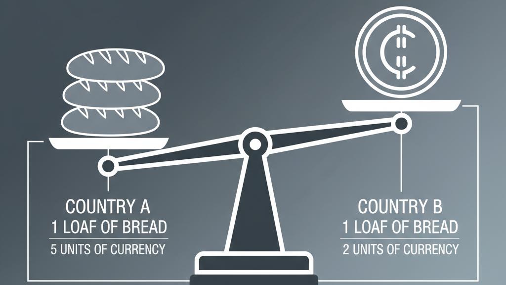 Infographic on Historical Purchasing Power Parity Calculation