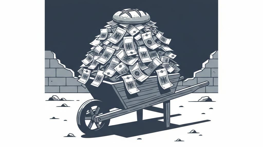 Conceptual Illustration of Hyperinflation and Loss of Value