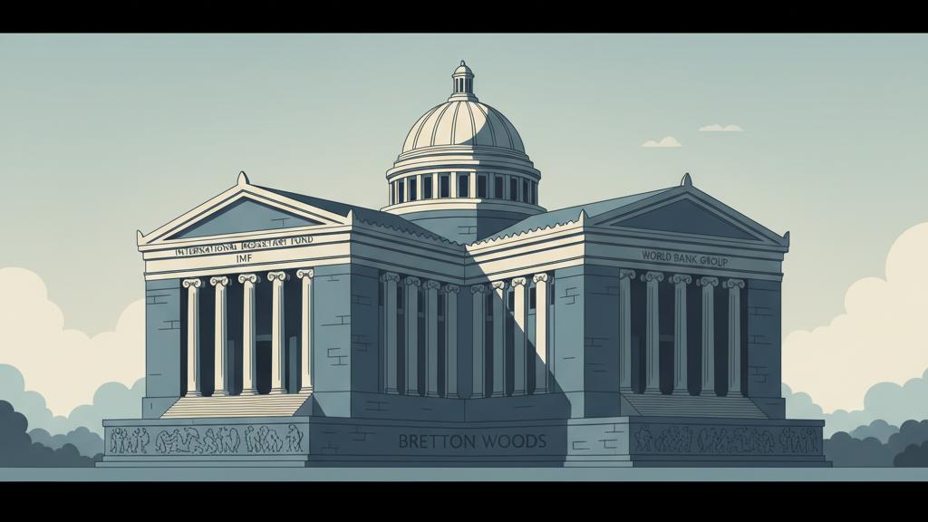Illustration of the IMF and World Bank Origins at Bretton Woods