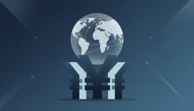 Conceptual image of the Japanese Yen's Status as a Global Reserve Currency