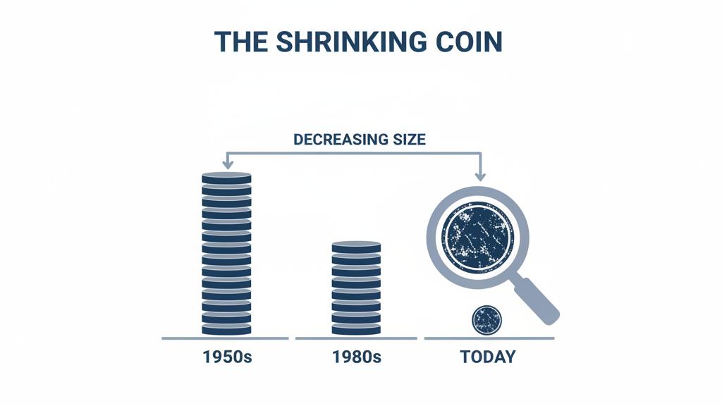 Chart Illustrating Declining Historical Purchasing Power
