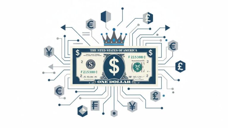 Illustration of the US Dollar's Global Reserve Status