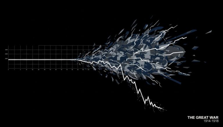Illustration of World War I's Disruption on Global Exchange Rates